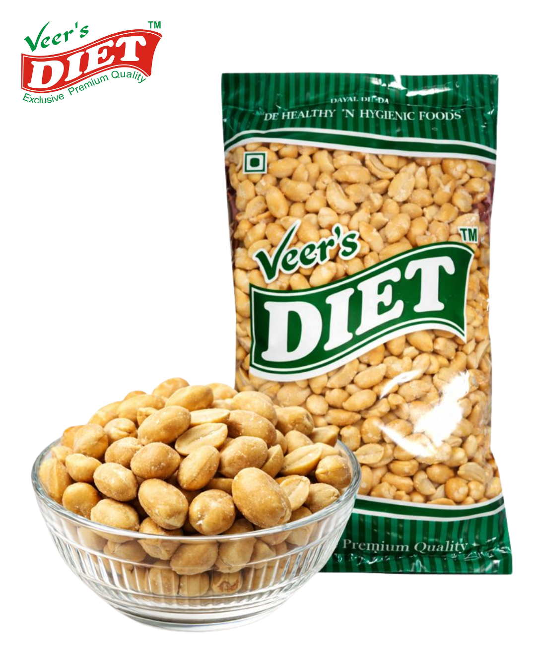 Veer’s Diet Roasted Salted Peanuts - Image 2